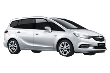 Car Hire Ashton-in-Makerfield - Vauxhall Zafira 7-Seater - Minibus hire Ashton-in-makerfield